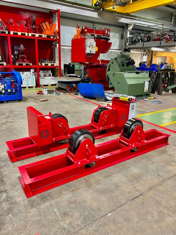 hire plant 20 tonne capacity conventional vessel welding rotators-1