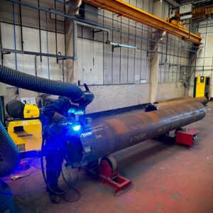 Spectrum 5 tonne conventional welding rotator hire Nederman fume