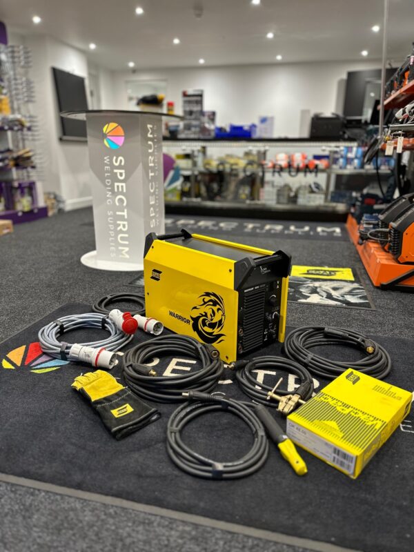 Rent the ESAB Warrior 500 MMA stick welder cable package-1