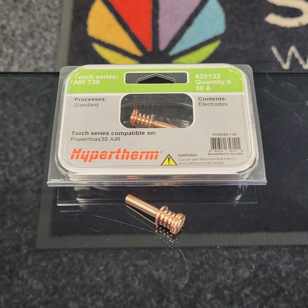 Hypertherm electrodes for Powermax Air30 item 420132