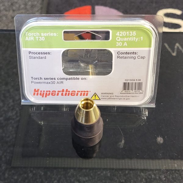 Hypertherm retaining cap for Powermax Air30 item 420135